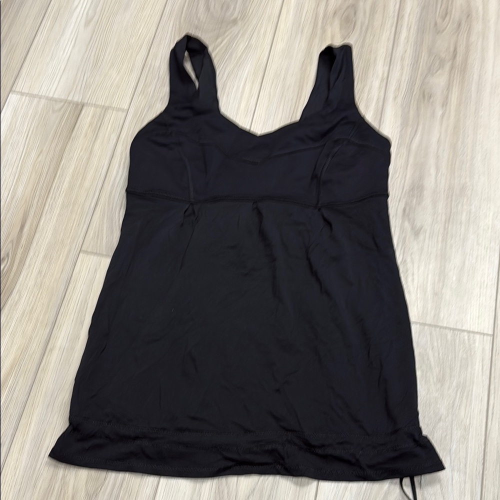 Women’s Cinch Bottom Black Lululemon tank